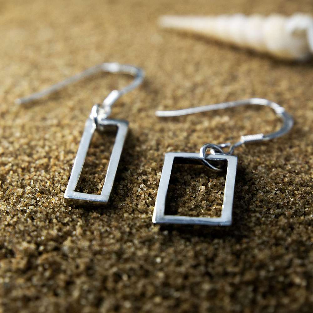 Asymmetrical Geometric Earrings - South Downs Designs