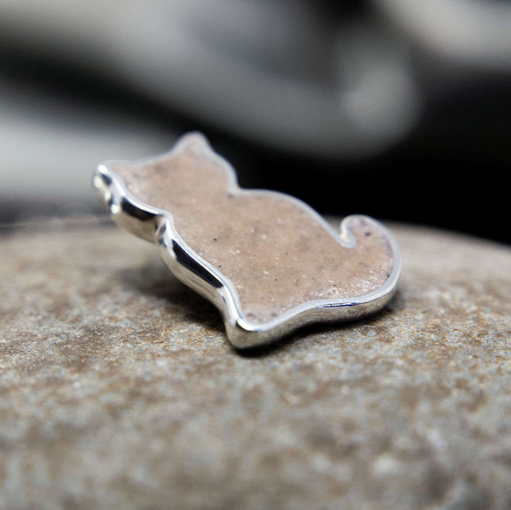 Cat Cremation Ashes Memorial Necklace - South Downs Designs