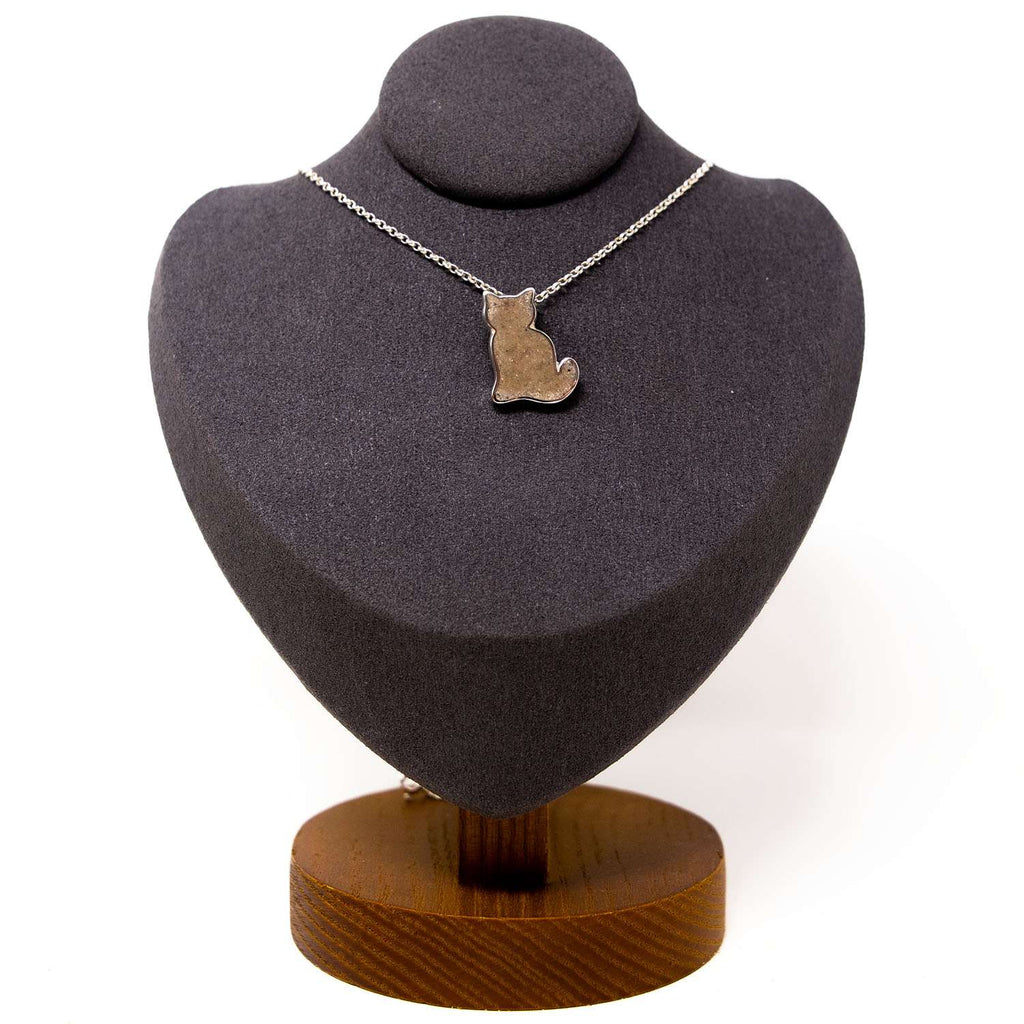 Cat Cremation Ashes Memorial Necklace - South Downs Designs