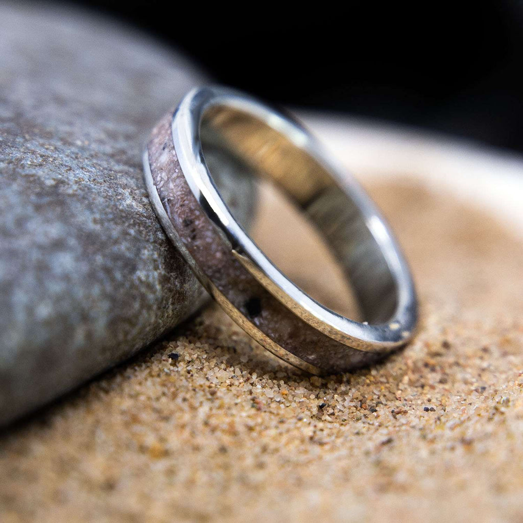 Cremation Ashes Memorial Keepsake Ring - South Downs Designs
