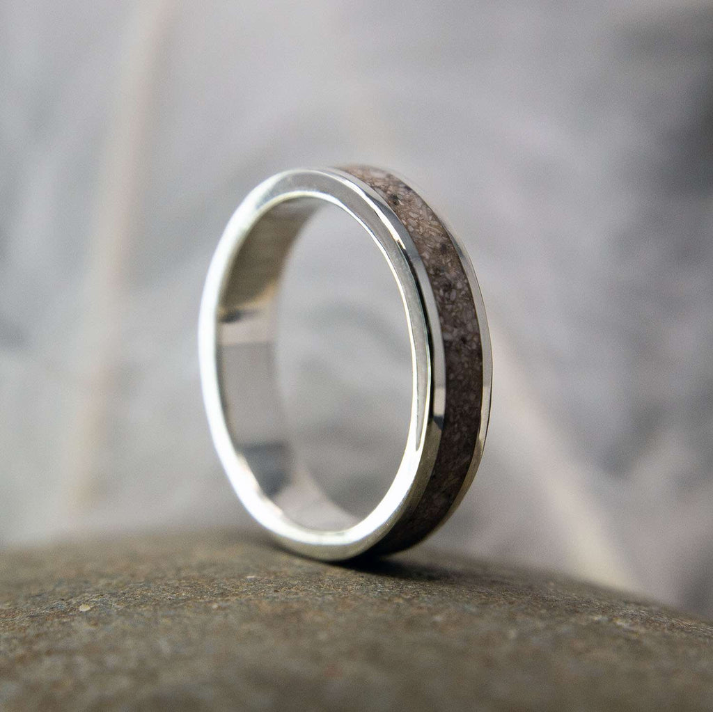Cremation Ashes Memorial Keepsake Ring - South Downs Designs