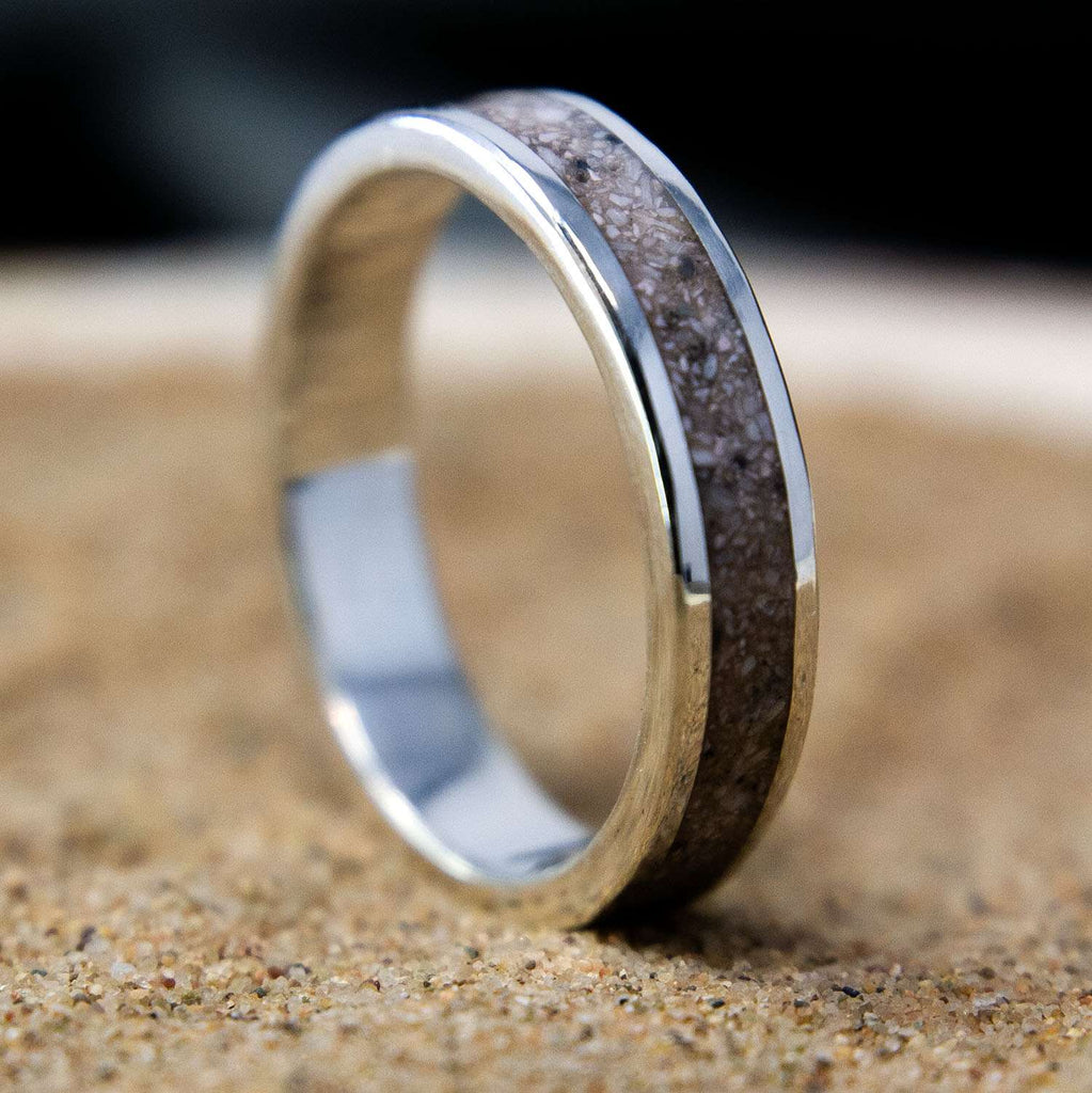 Cremation Ashes Memorial Keepsake Ring - South Downs Designs