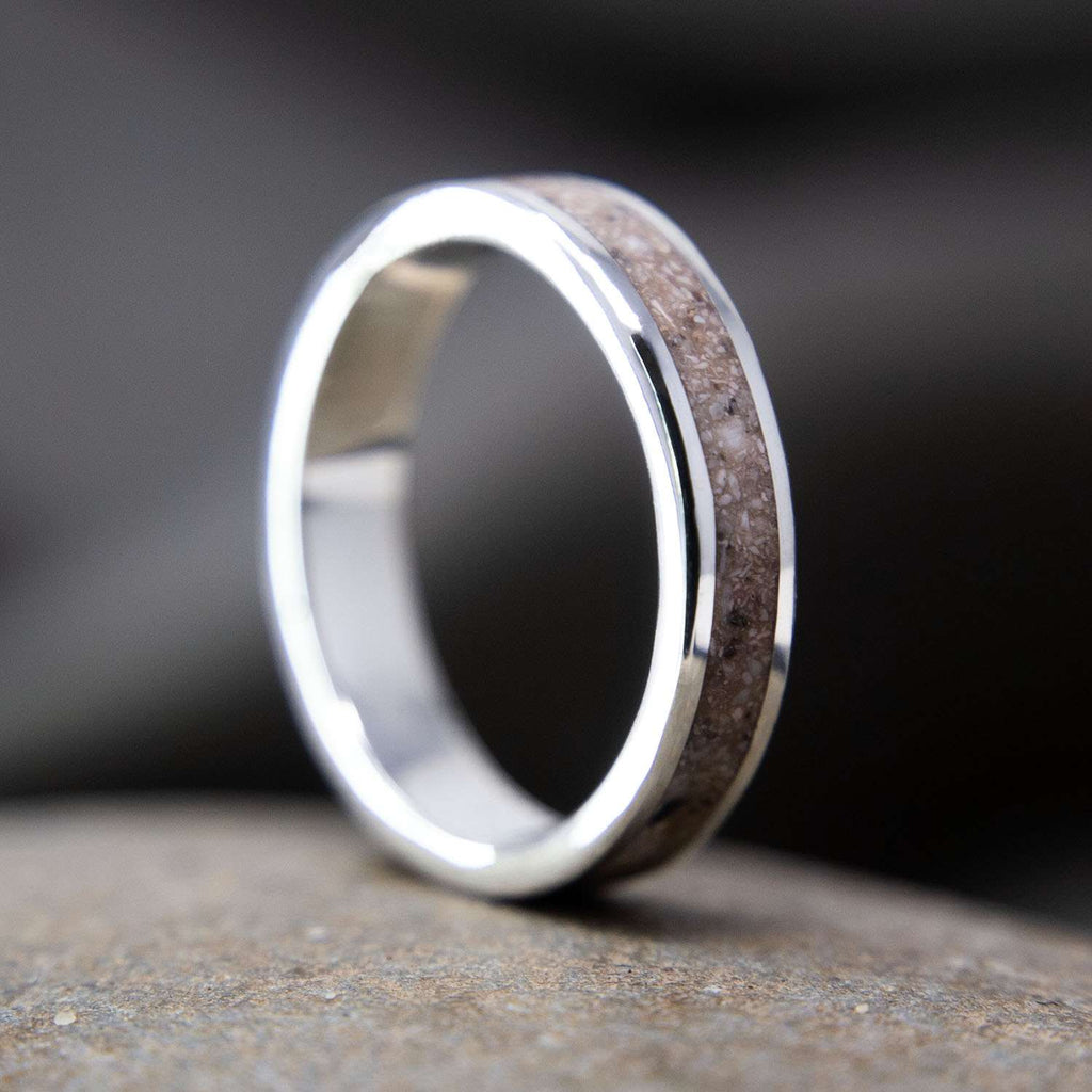 Cremation Ashes Memorial Keepsake Ring - South Downs Designs