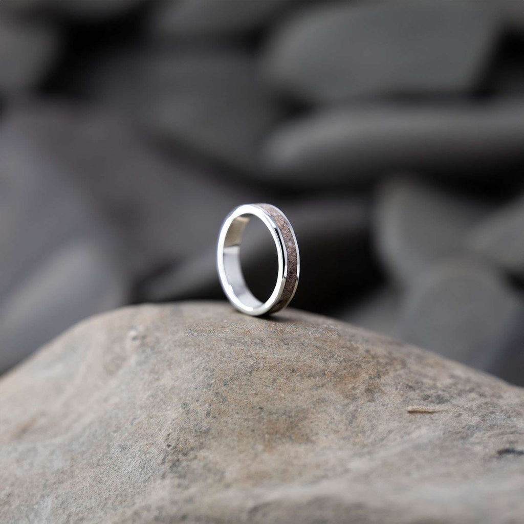 Cremation Ashes Memorial Keepsake Ring - South Downs Designs