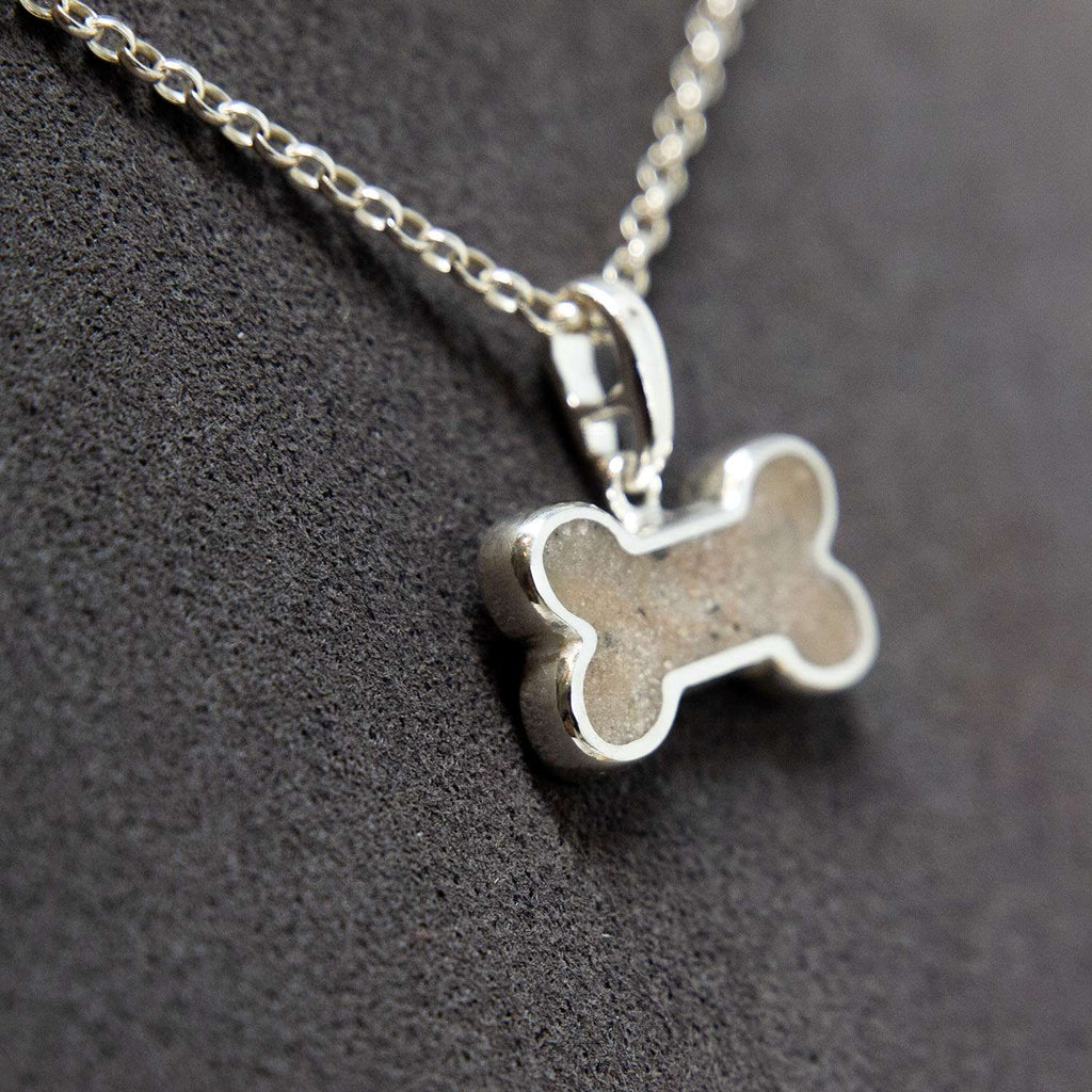 Dog Cremation Ashes Memorial Necklace - South Downs Designs